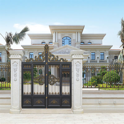 Compound Wall 6063 Aluminium Garden Gate Driveway Custom Laser Cut