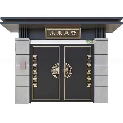 Upgrade Outdoor Living Space with Elegant Gates Design and Modern Entrance Door
