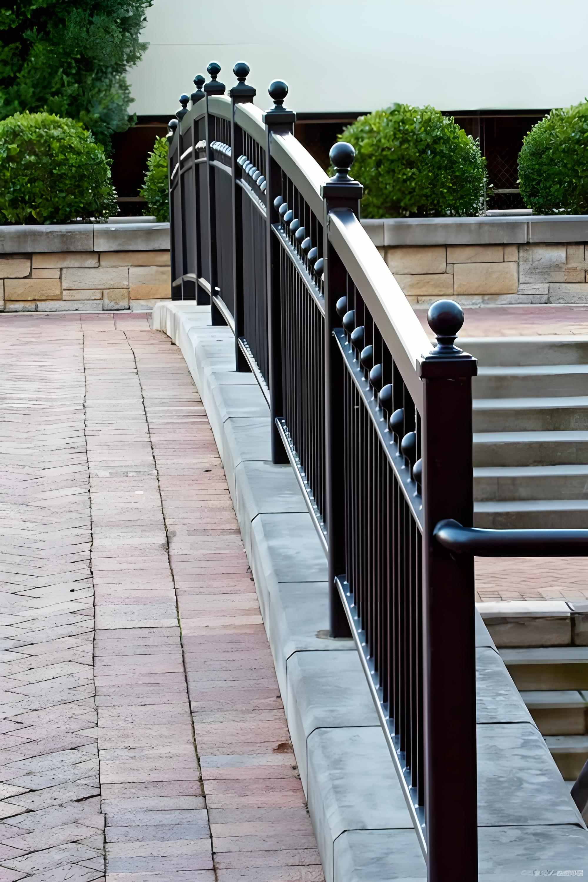 Wrought Iron Guardrail