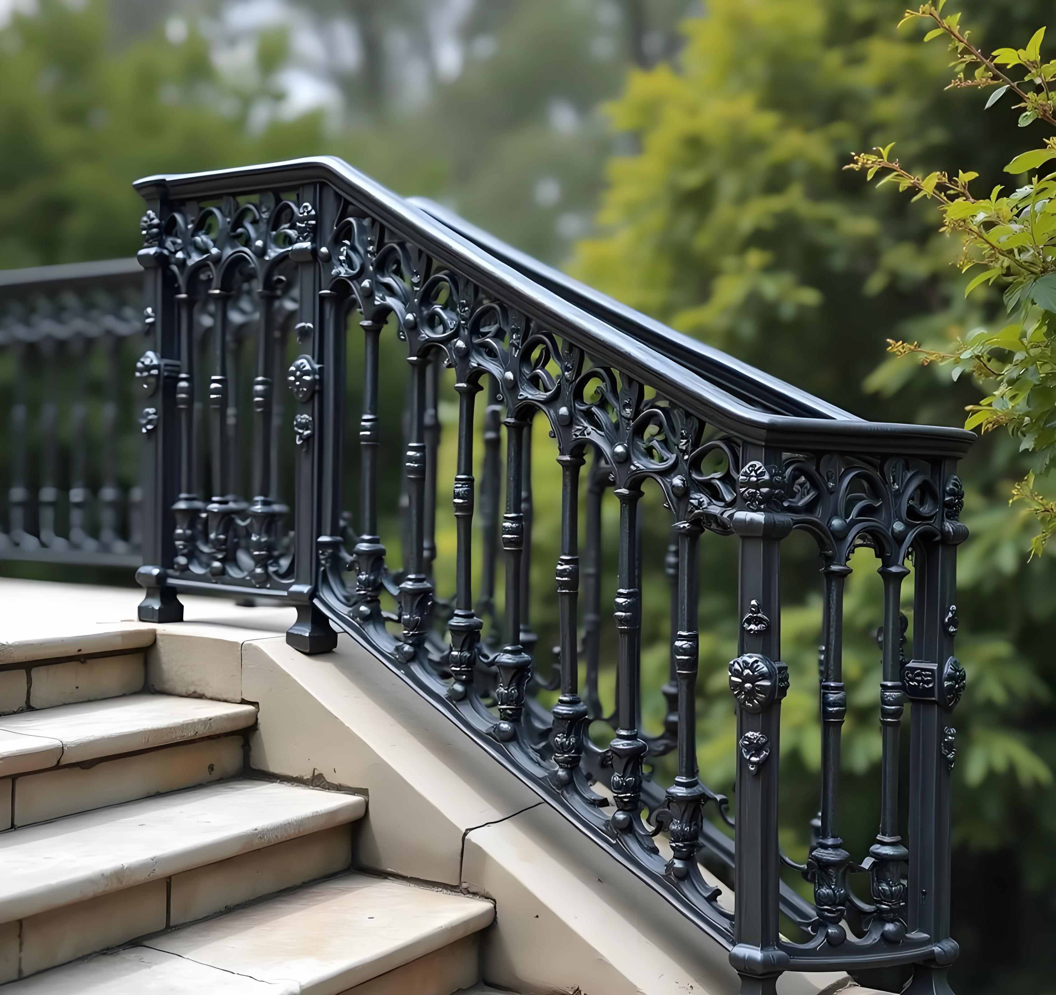 Iron Stair Fence