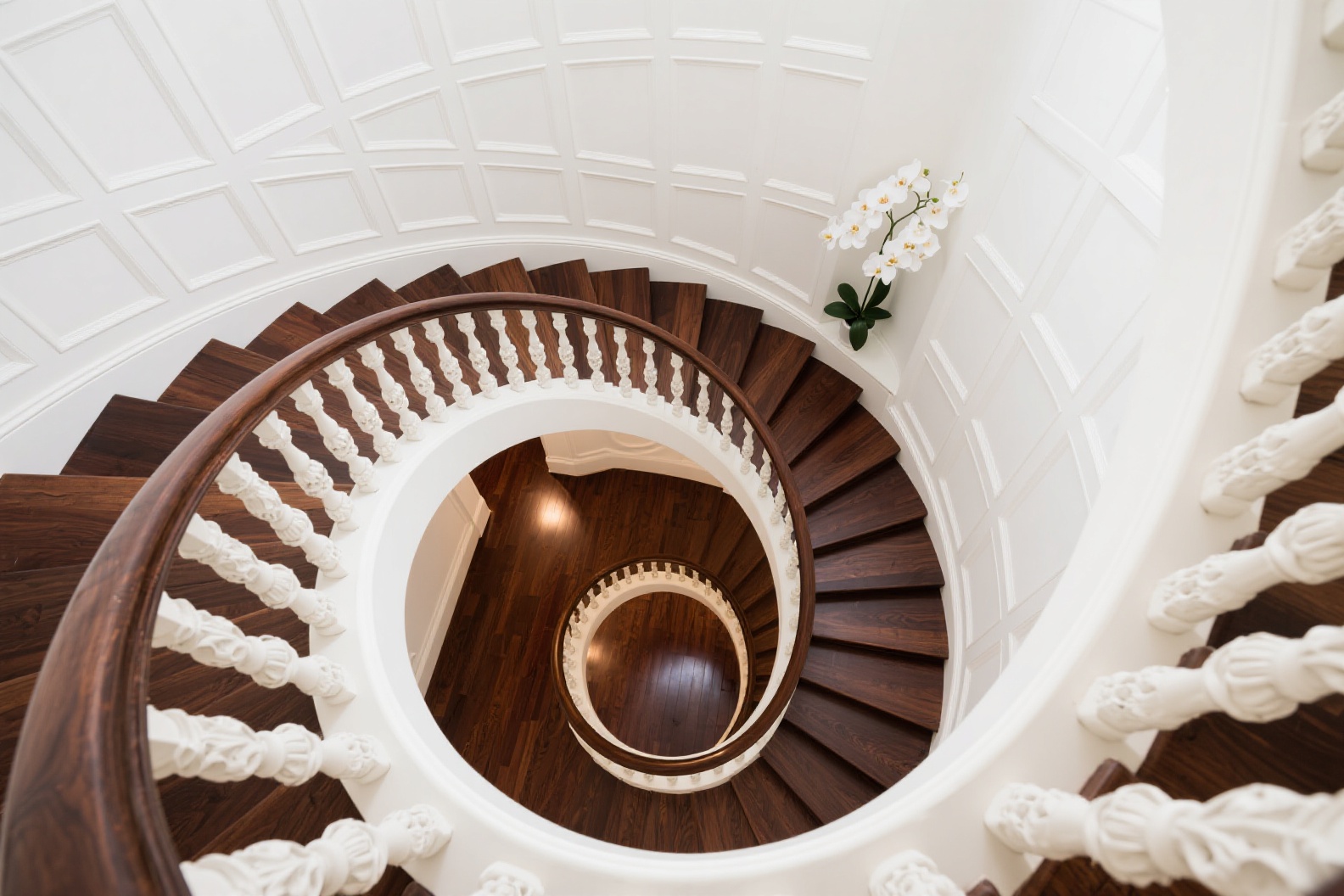 Wooden Stair Railing