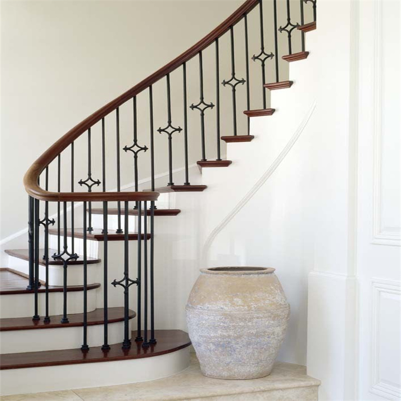 Wooden Handrail Stair Railing